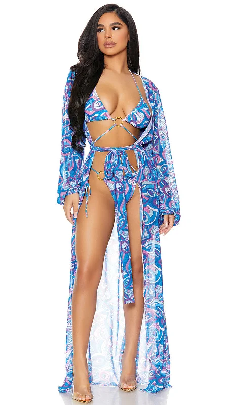 Day Fade Kimono Cover-Up