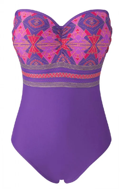 Panache Savannah Bandeau SwimSuit, Gypsy Print