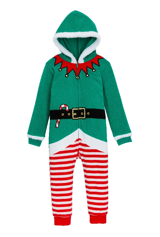 Toddlers Unisex Matching Elf Onesie Family Pajamas