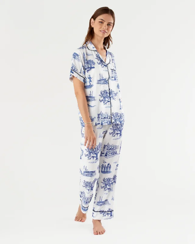 New Orleans Toile Pajama Pants Set