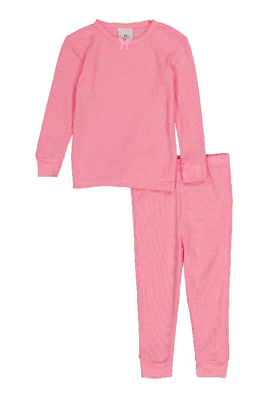 Toddler Girls Thermal Top and Pants Set